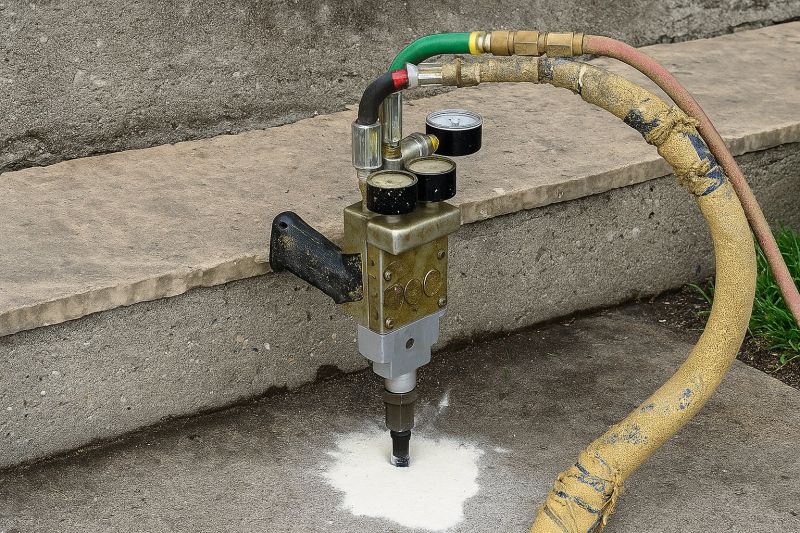 Commercial Concrete Mudjacking detail